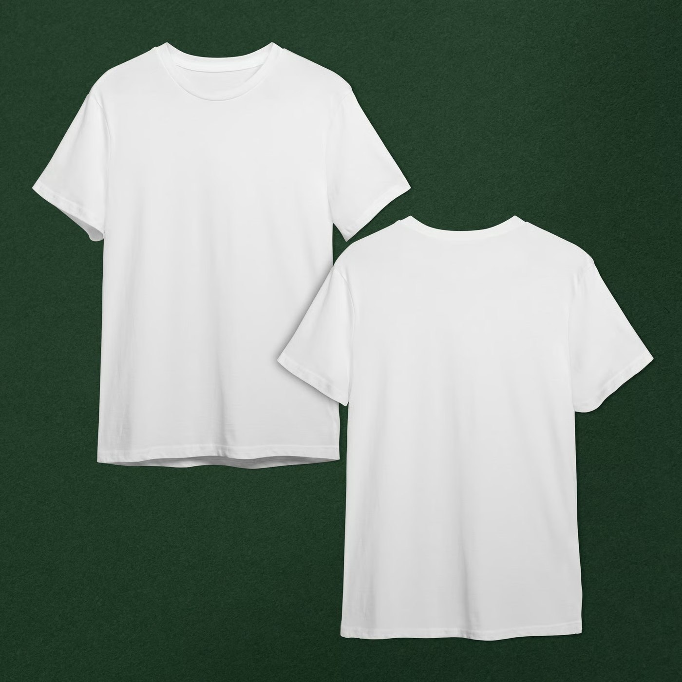 Plain roundneck T-shirts